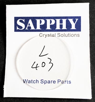 A Lange & Sohne Datograph 403.035 repair crystal