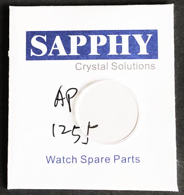 Audemars Piguet 1255 repair crystal
