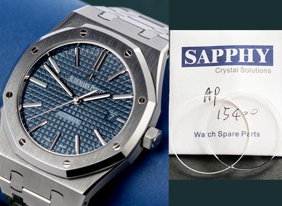 Audemars Piguet 15400 repair crystals