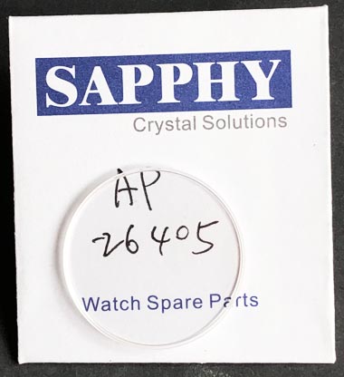 Audemars Piguet 26405 repair crystal