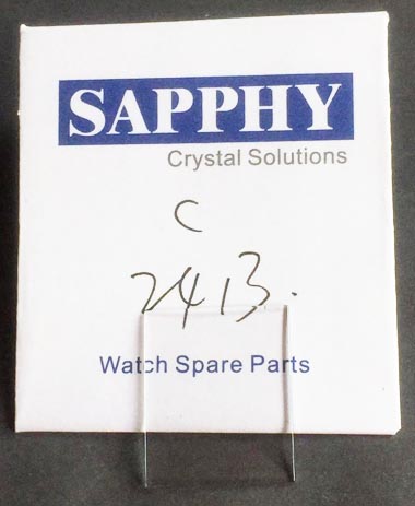 Cartier 2413 repair crystal