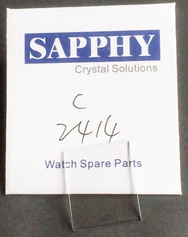 Cartier 2414 repair crystal