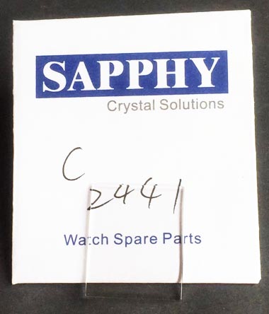 Cartier 2441 repair crystal
