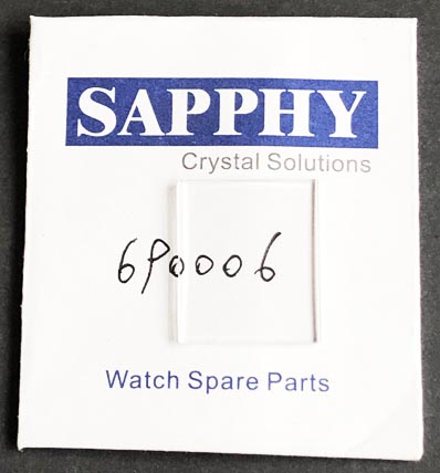 Cartier 690006 repair sapphire crystal