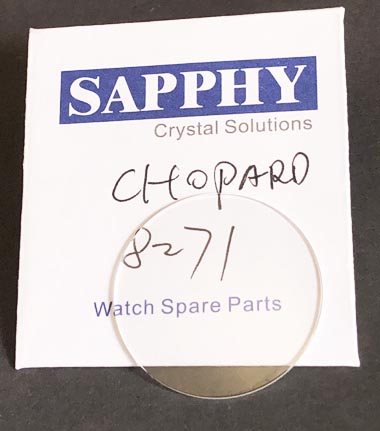 Chopard 8071 repair crystal