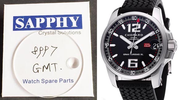 Chopard 8997 GMT repair crystal