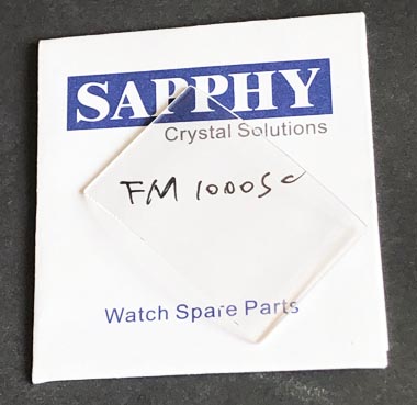 Franck Muller 1000sc repair crystal