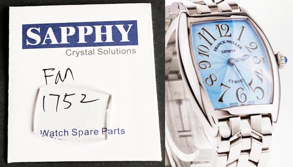 Franck Muller 1752 repair crystal