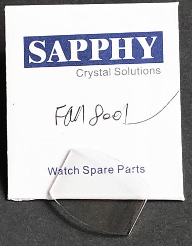Franck Muller 8001 repair crystals