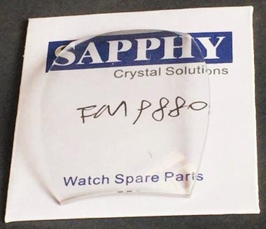 Franck Muller 9880 repair crystal