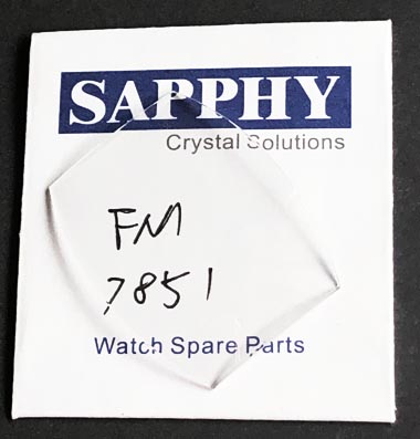 Franck muller 7851 repair crystal
