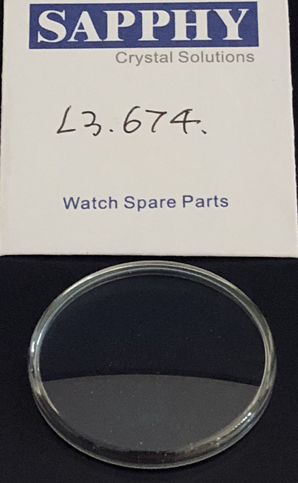 LONGINES repair sapphire crystals L2.708, L2.642, L2.643, L4.708, L4.709, L2.676, L2.628, L4.705, L4.205