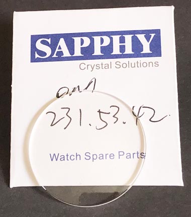 Omega 231.53.42 repair crystal