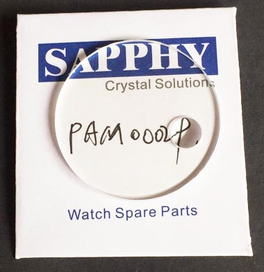 Panerai Luminor GMT PAM029 repair crystal