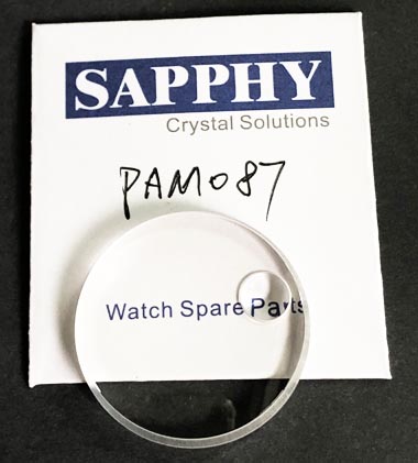 Panerai PAM087 repair crystals