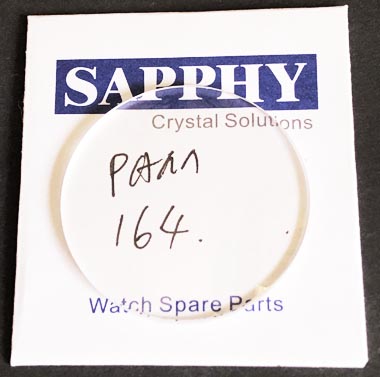 Panerai PAM164 repair crystal