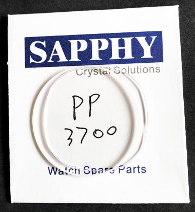Patek Philippe 3700 repair crystal