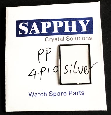 Patek Philippe 4910S repair crystal