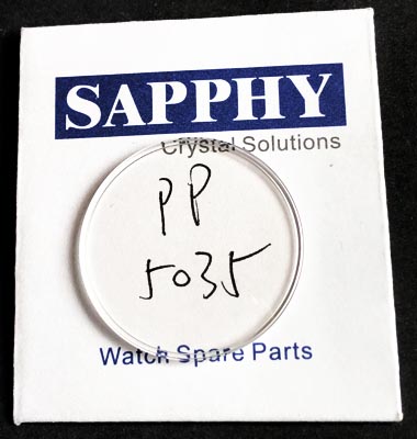 Patek Philippe 5035 repair crystal