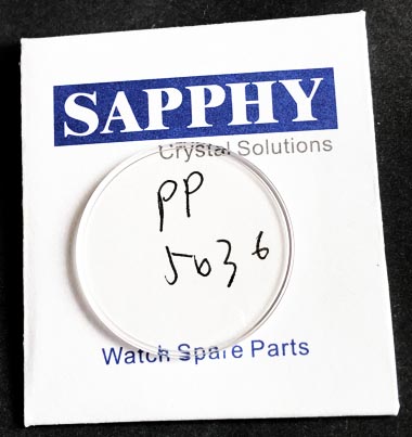 Patek Philippe 5036 repair crystal