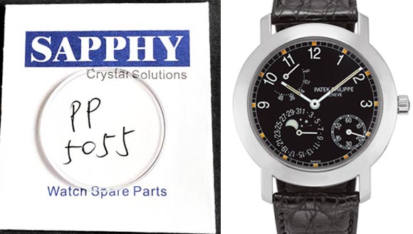 Patek Philippe 5055 repair crystal