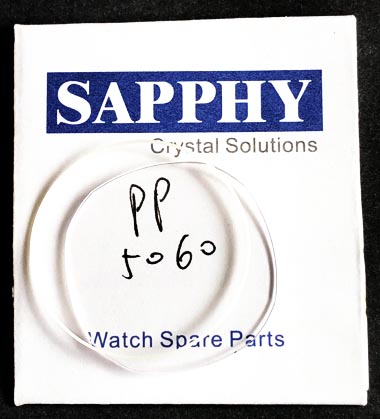Patek Philippe 5060 repair crystal