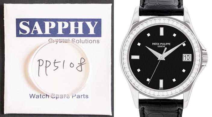 Patek Philippe 5108 repair crystals