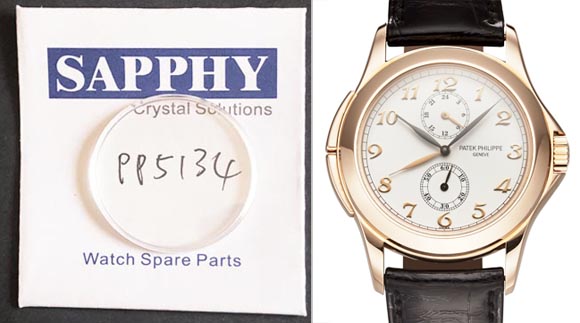 Patek Philippe 5134 repair crystal