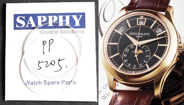 Patek Philippe 5205 repair crystal