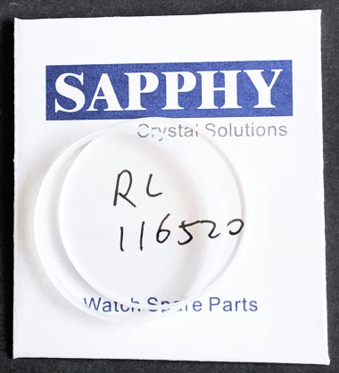 Rolex 116520 Repair crystal