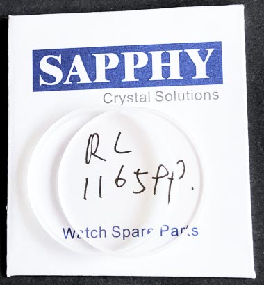 Rolex 116599 Repair crystal
