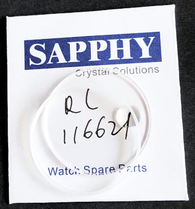 Rolex 116621 Repair crystal
