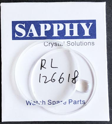 Rolex 126618 Repair crystal
