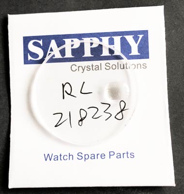 Rolex 218238 Repair crystal