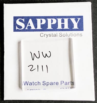 TAG Heuer WW2111 repair crystal