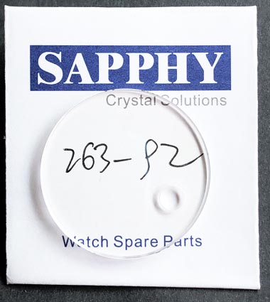 Ulysse Nardin 263-92 repair crystal