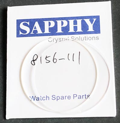 Ulysse Nardin 8156 repair crystal
