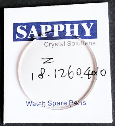 Zenith 18.1260.4010 repair crystal