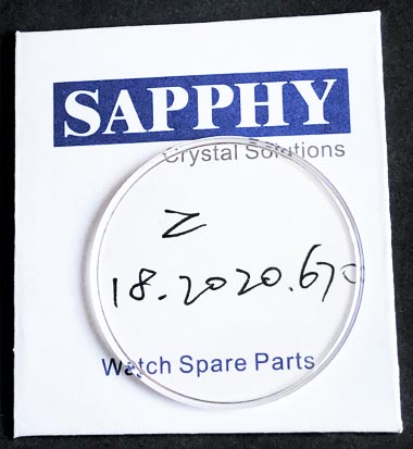 Zenith 18.2020.670 repair crystal