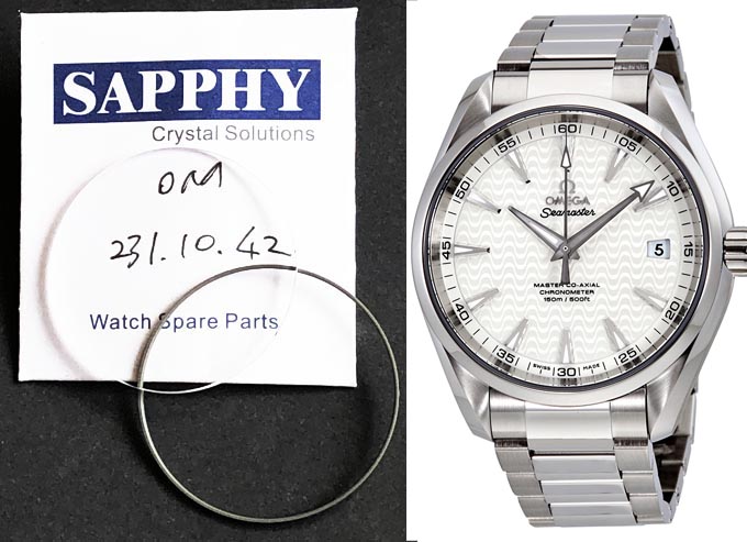 Omega 231.10.42 repair crystals