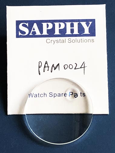 Panerai PAM0024 repair crystals