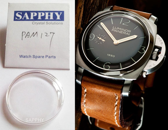 USD130 PANERAI PAM127 repair sapphire crystal price