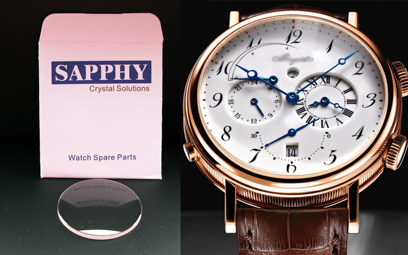 Breguet repair sapphire crystals